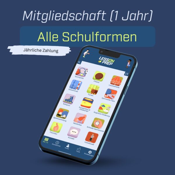 Mitgliedschaft (1 Jahr, jährlich)